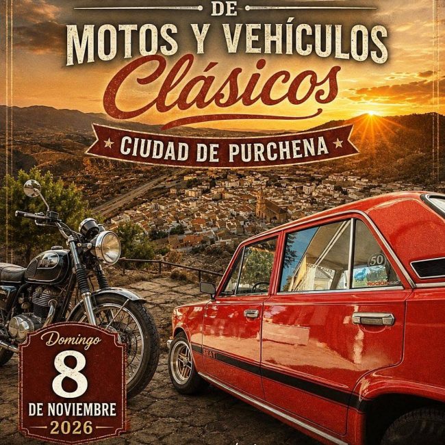 III Concentración de Motos y Vehículos Clasicos Ciudad de Purchena 2026