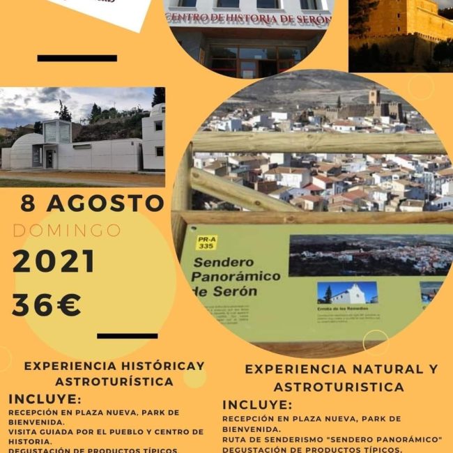 Experiencia Histórica/Natural Astroturística en Serón