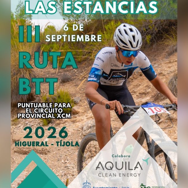 3rd “Corazón de las Estancias” Mountain Bike Route – Tíjola 2026