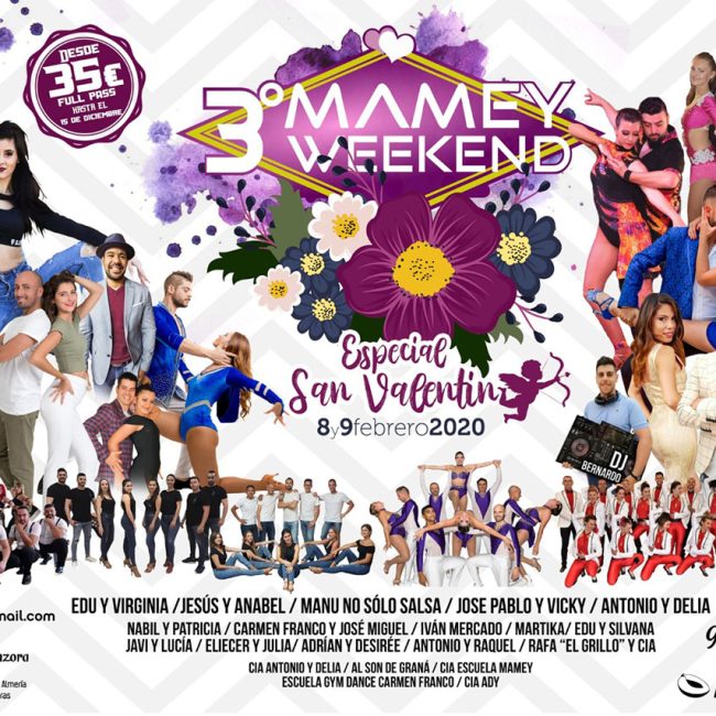 3º Mamey Weekend – Especial San Valentín – Bachata y Salsa