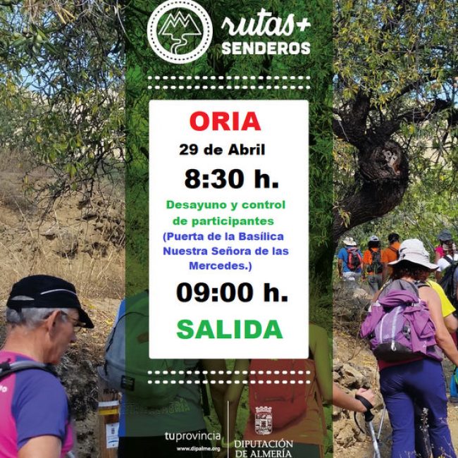 Ruta de Senderismo por la vega de Oria