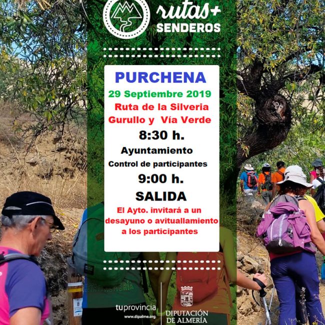 Sendero Purchena – Ruta Silveria, Gurullo y Via Verde