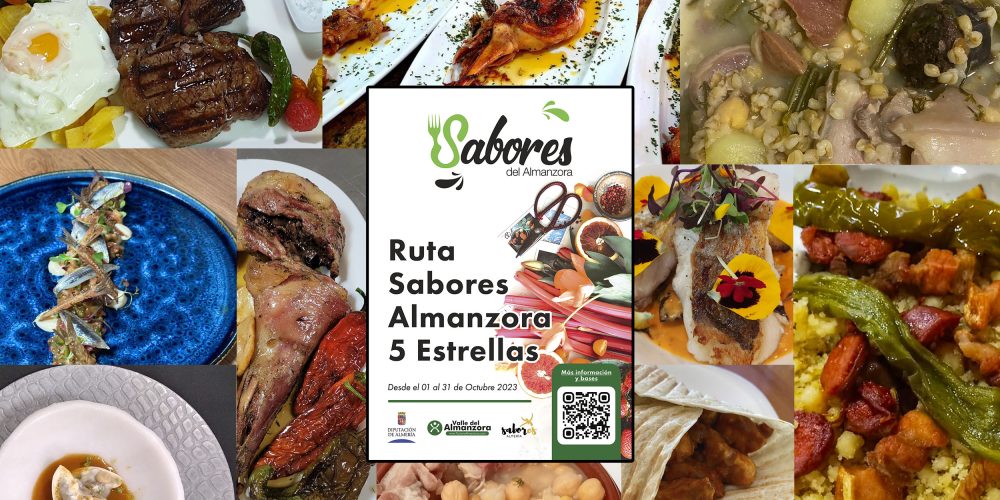 El Valle del Almanzora celebra en octubre la Ruta de Sabores del Almanzora con 47 establecimientos repartidos por toda la comarca
