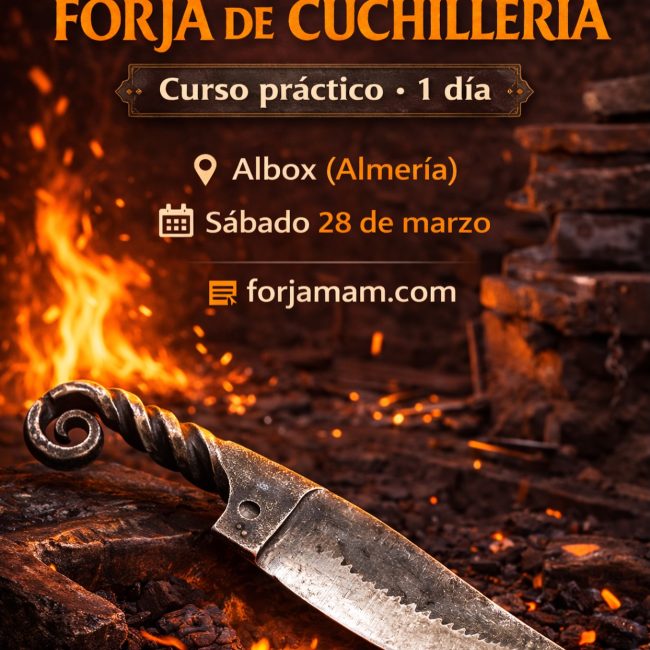 Iniciación de la forja de cuchillería – Albox