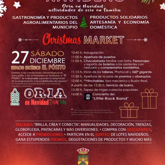 Mercado Navideño Oria 2025