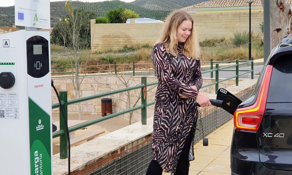 Visitando el Valle del Almanzora con un coche eléctrico desde Alemania