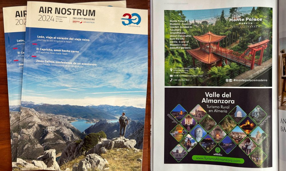 El Valle del Almanzora se Promociona en la Revista de Air Nostrum – Iberia