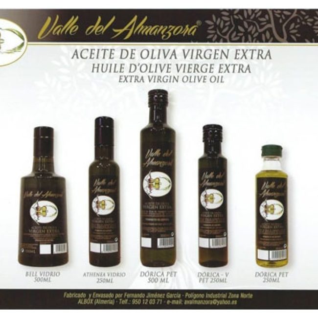 Extra Virgin Olive Oil Valle del Almanzora
