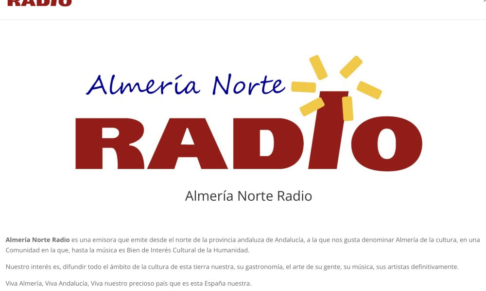 Almería Norte Radio entrevista a Luis Aurelio Pérez para hablar sobre Turismo Almanzora