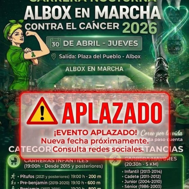 Carrera Nocturna contra el Cáncer en Albox