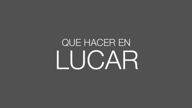 Que hacer en Lúcar