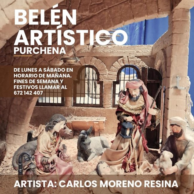 Artistic Nativity Scene in Purchena