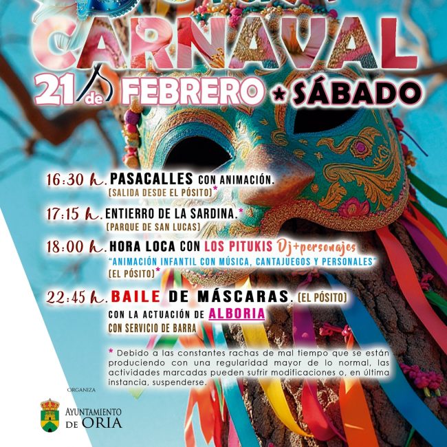 Oria Carnaval 2026