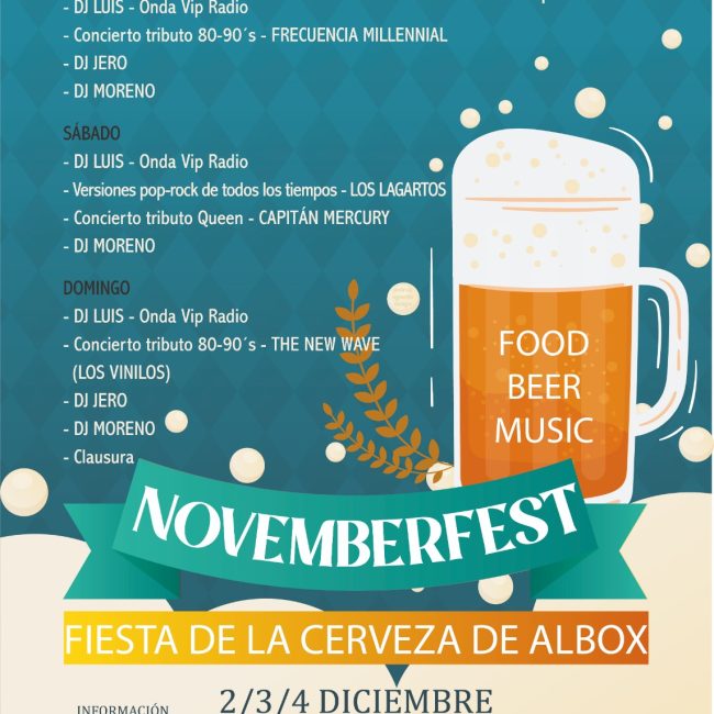 Novemberfest Albox 2022 – Fiesta de la Cerveza