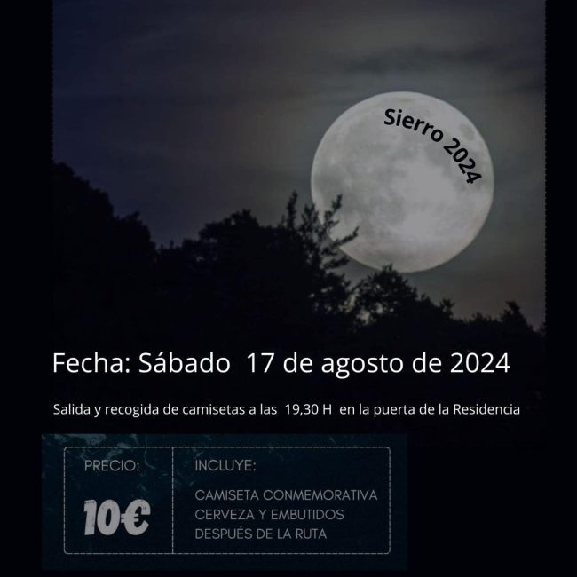 12 Sendero de la Luna Llena Sierro 2024