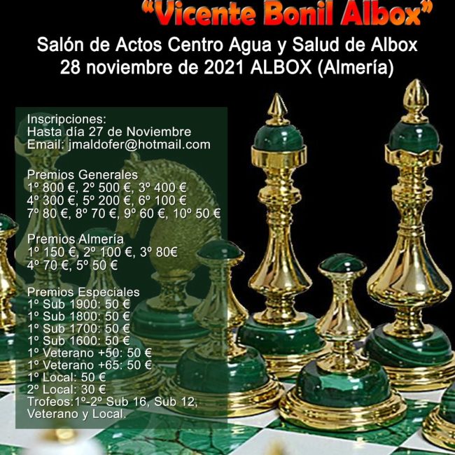 43 Abierto Internacional de Ajedrez «Vicente Bonil Albox»