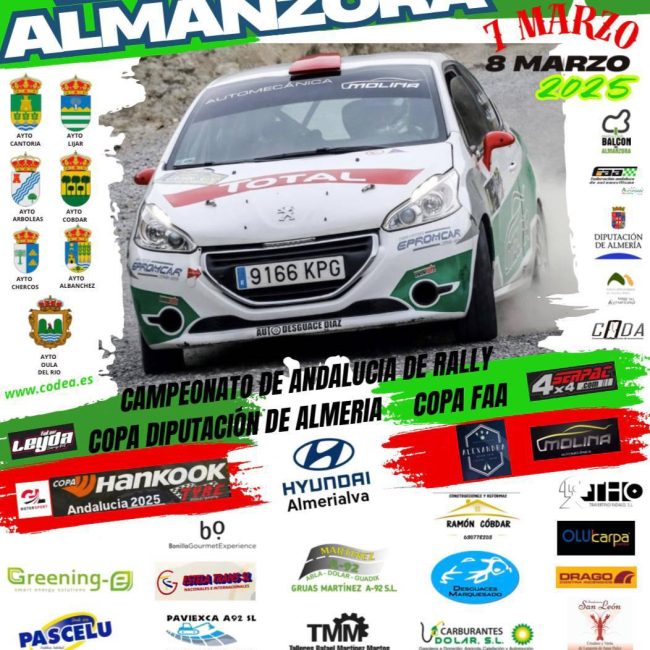 XI Rallye Valle del Almanzora/Sierra Filabres 2025
