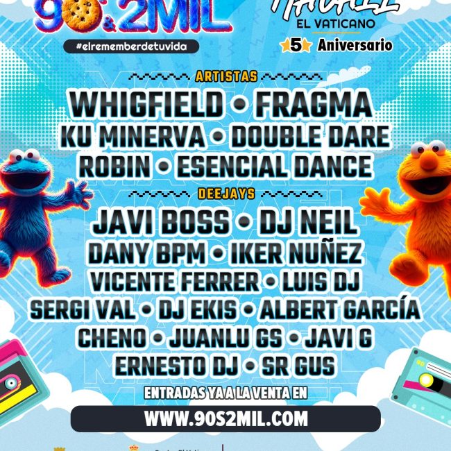 5º ANIVERSARIO de 90’s & 2MIL