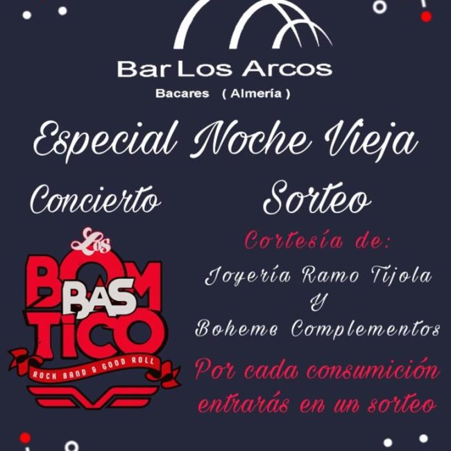 Disfruta la noche vieja con el concierto de los Bombastico!!