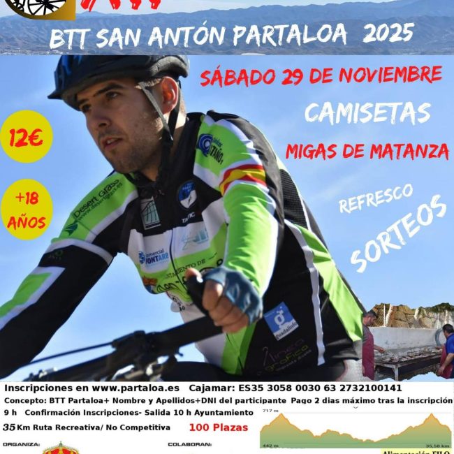 XII Cicloturista BTT San Antón Partaloa 2025