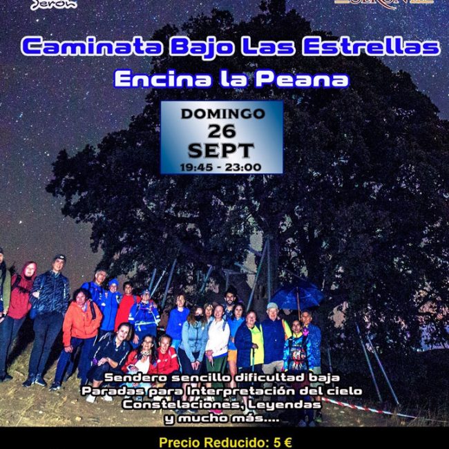 Caminata bajo las Estrellas – Encina La Peana Serón