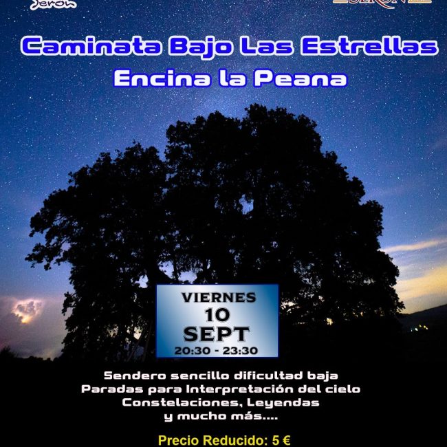 Caminata bajo las estrellas – Encina de la Peana (Serón)