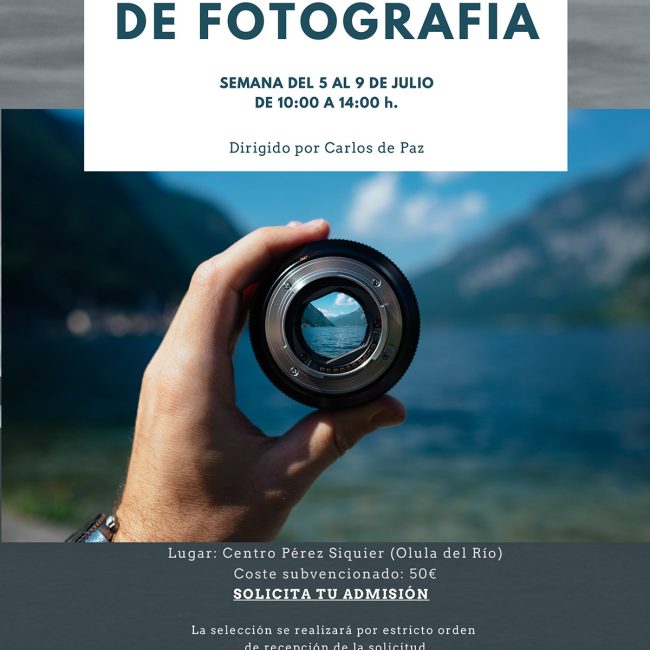 Campamento de Verano de Fotografia 2021