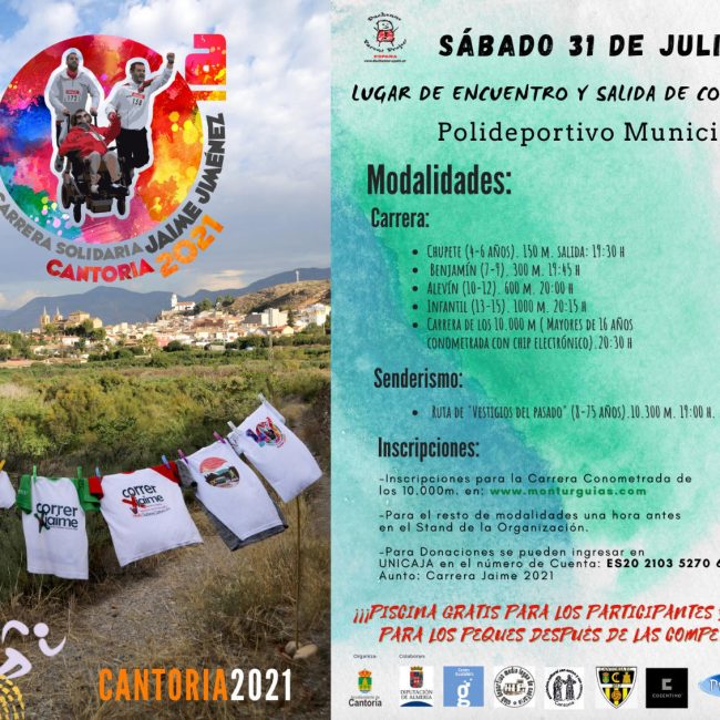 10ª Carrera Solidaria Jaime Jiménez – Cantoria 2021