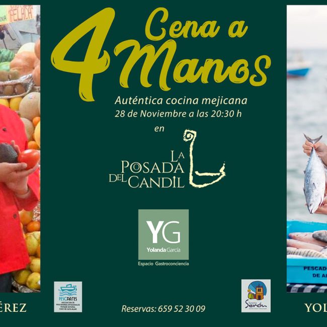 Cena a 4 Manos – Auténtica Cocina Mejicana