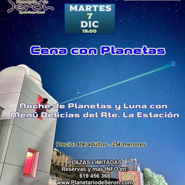 Cena con Planetas en Serón