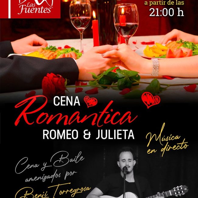 Cena Romántica Romeo y Julieta en Bacares