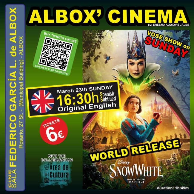 Cinema in Albox: Snow White 2025
