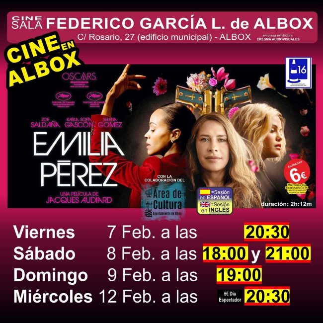 Cine en Albox: Emilia Pérez