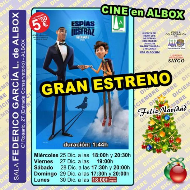 Cine en Albox – Espias con Disfraz