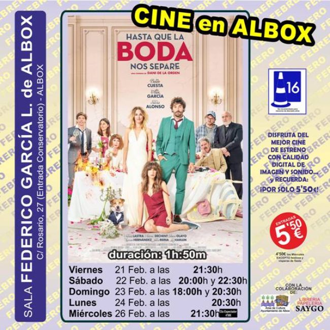 Cine en Albox – Hasta que la boda nos separe