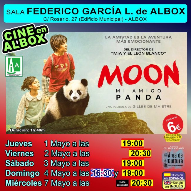 Cine en Albox: Moom, mi amigo Panda