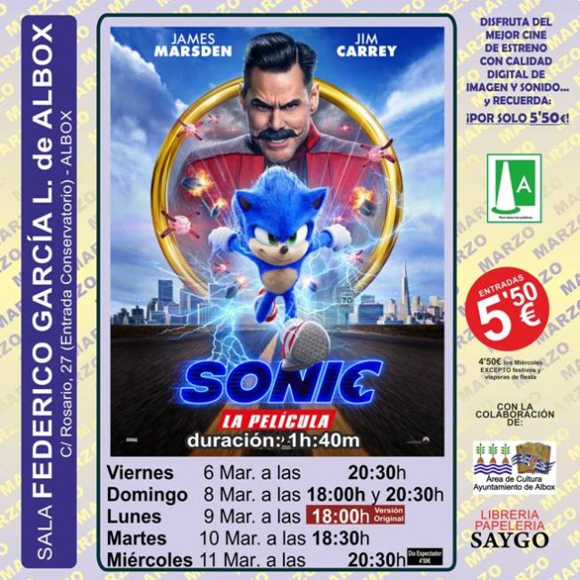Cine en Albox – SONIC