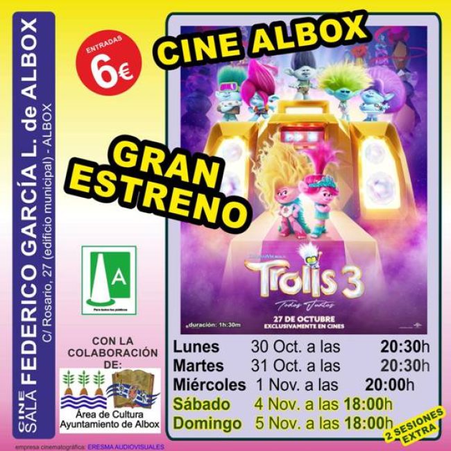 Cinema in Albox – Trolis 3 and Alimañas