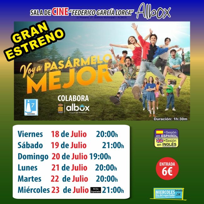 Cinema in Albox: I’m going to have a better time