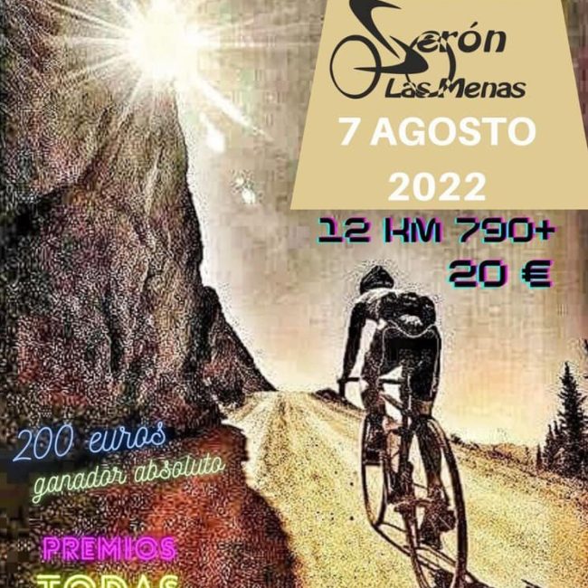 Cronoescalada Serón-Las Menas 2022
