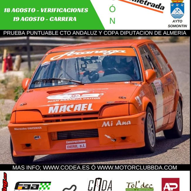 8ª Cronometrada Somontín – Balcón del Almanzora