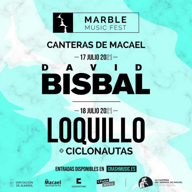 David Bisbal en el Marble Music Fest Canteras de Macael 17 julio