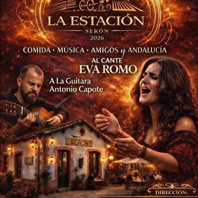 Flamenco Saturday at La Estación Restaurant in Serón on Andalusia Day