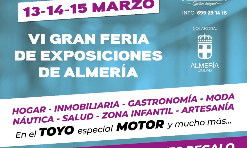 El Valle del Almanzora regresa con fuerza a la VI Feria de Muestras del Toyo este marzo