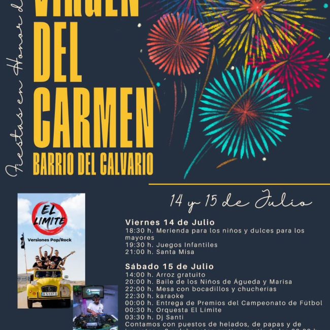 Fiestas Virgen del Carmen &#8211; Cantoria 2023