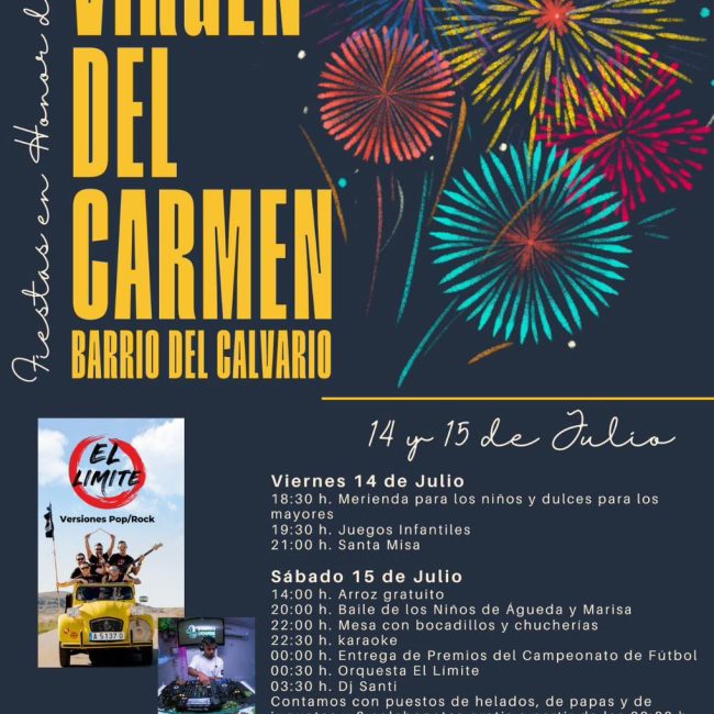 Fiestas Virgen del Carmen – Cantoria 2023
