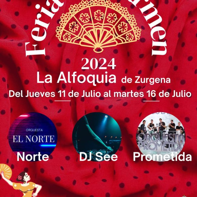 Virgen del Carmen Festival La Alfoquia-Zurgena 2024