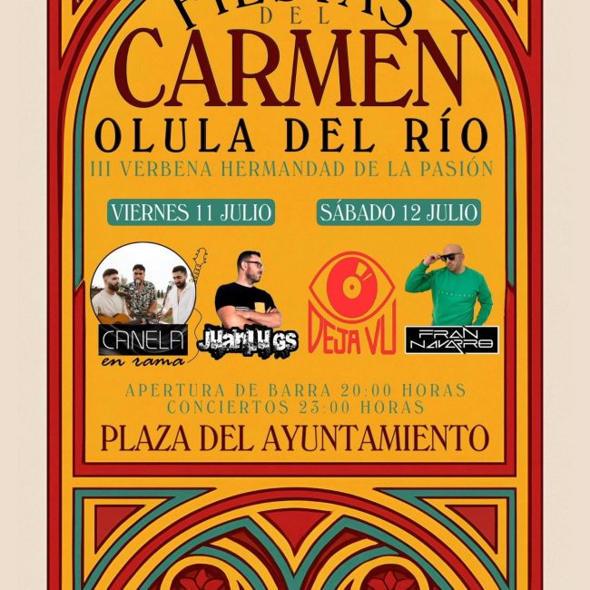 Fiestas del Carmen – III Verbena Hermandad de la Pasión Olula del Rio 2025