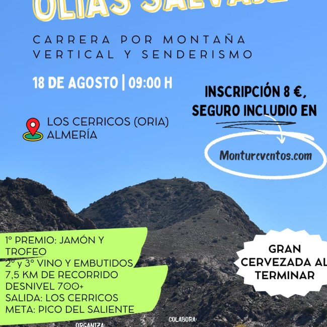 III Edition Olías Salvaje &#8211; Oria 2024