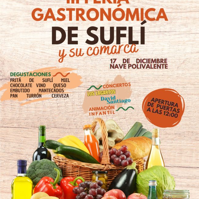 III Feria de Productos Gastronómicos de Suflí y su Comarca